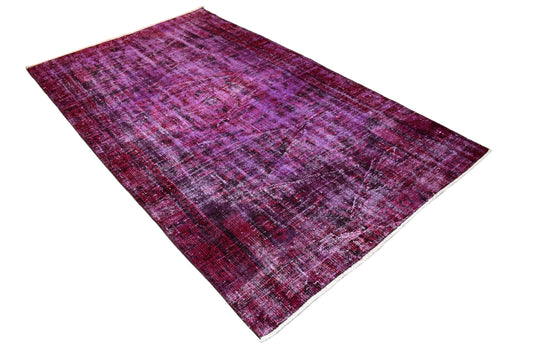Purple vintage rug - E185